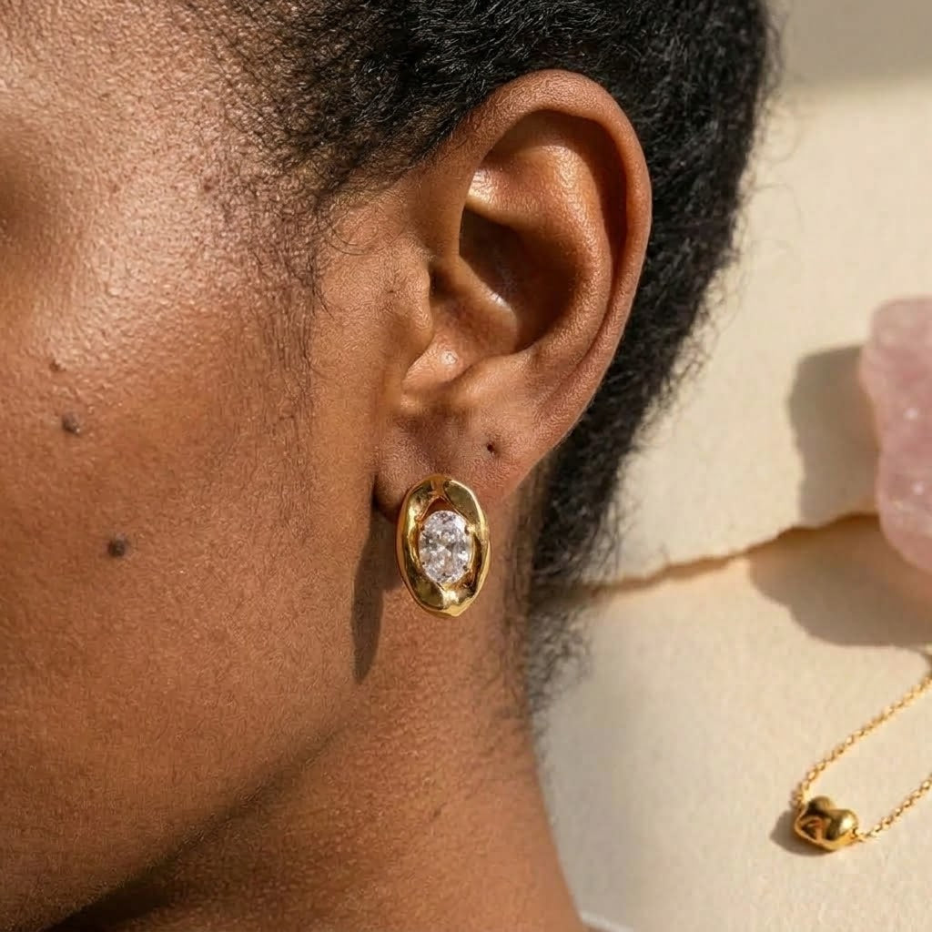 Wren Sculpted Stud Earrings