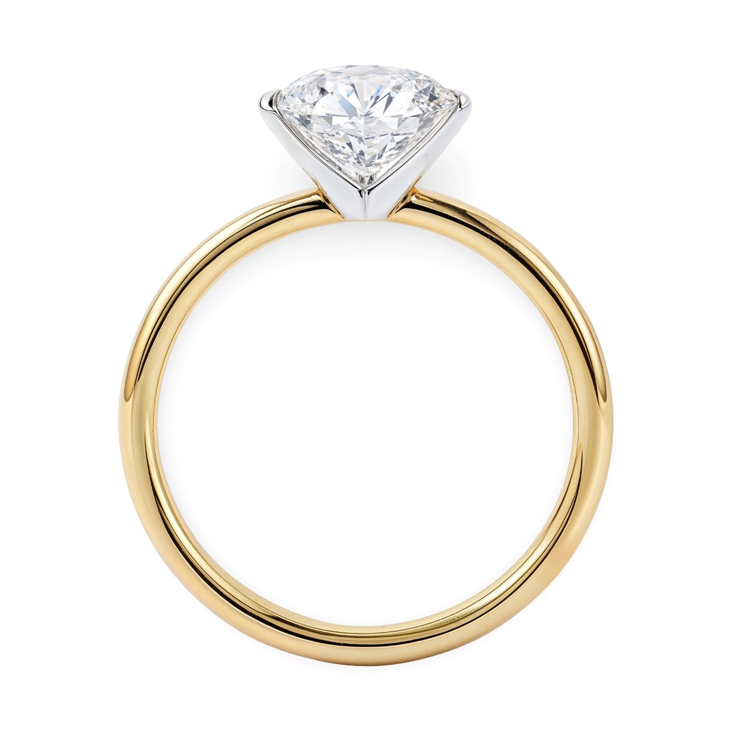 1 1/2 Carat Round Lab Grown IGI G/VS1 Diamond Solitaire Ring for Women | Yene store