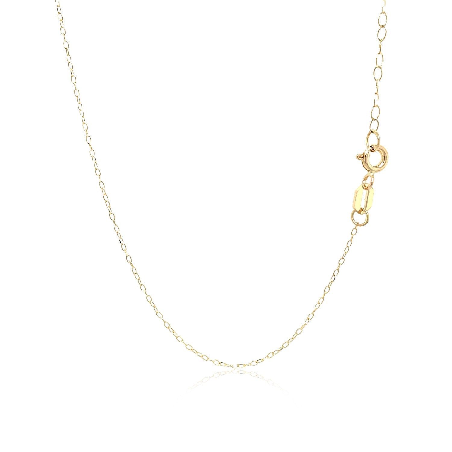 14k Yellow Gold Necklace with Dog Paw Print Symbol in Mother of Pearl for Women | Yene Store