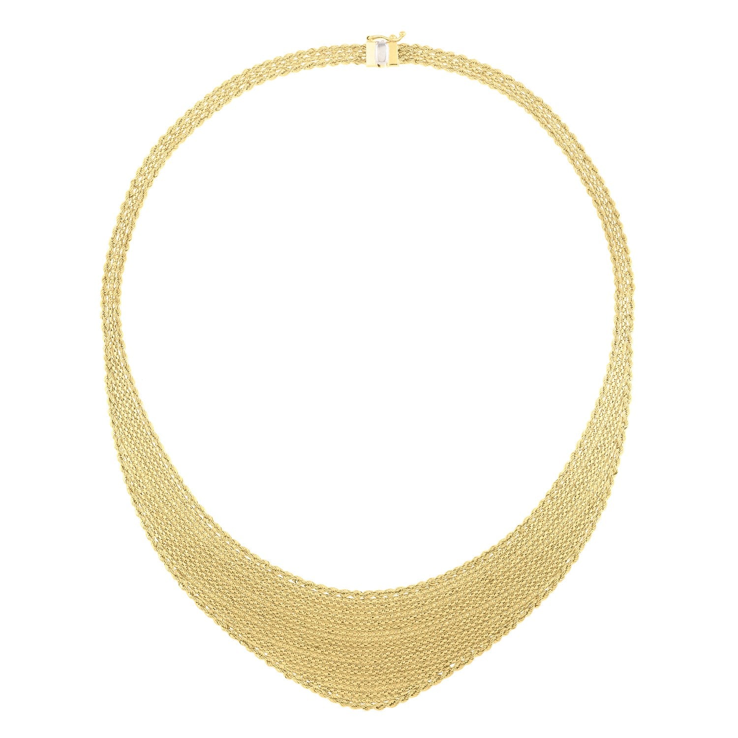 Cleopatra Gratuated Necklace in 14K Yellow Gold for Women | Yene store