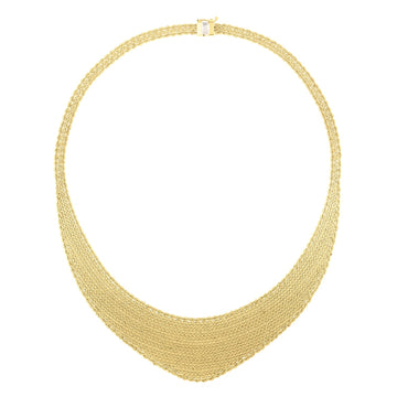 Cleopatra Gratuated Necklace in 14K Yellow Gold for Women | Yene store