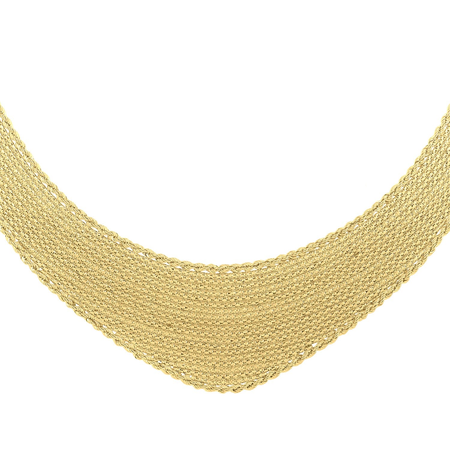 Cleopatra Gratuated Necklace in 14K Yellow Gold for Women | Yene store