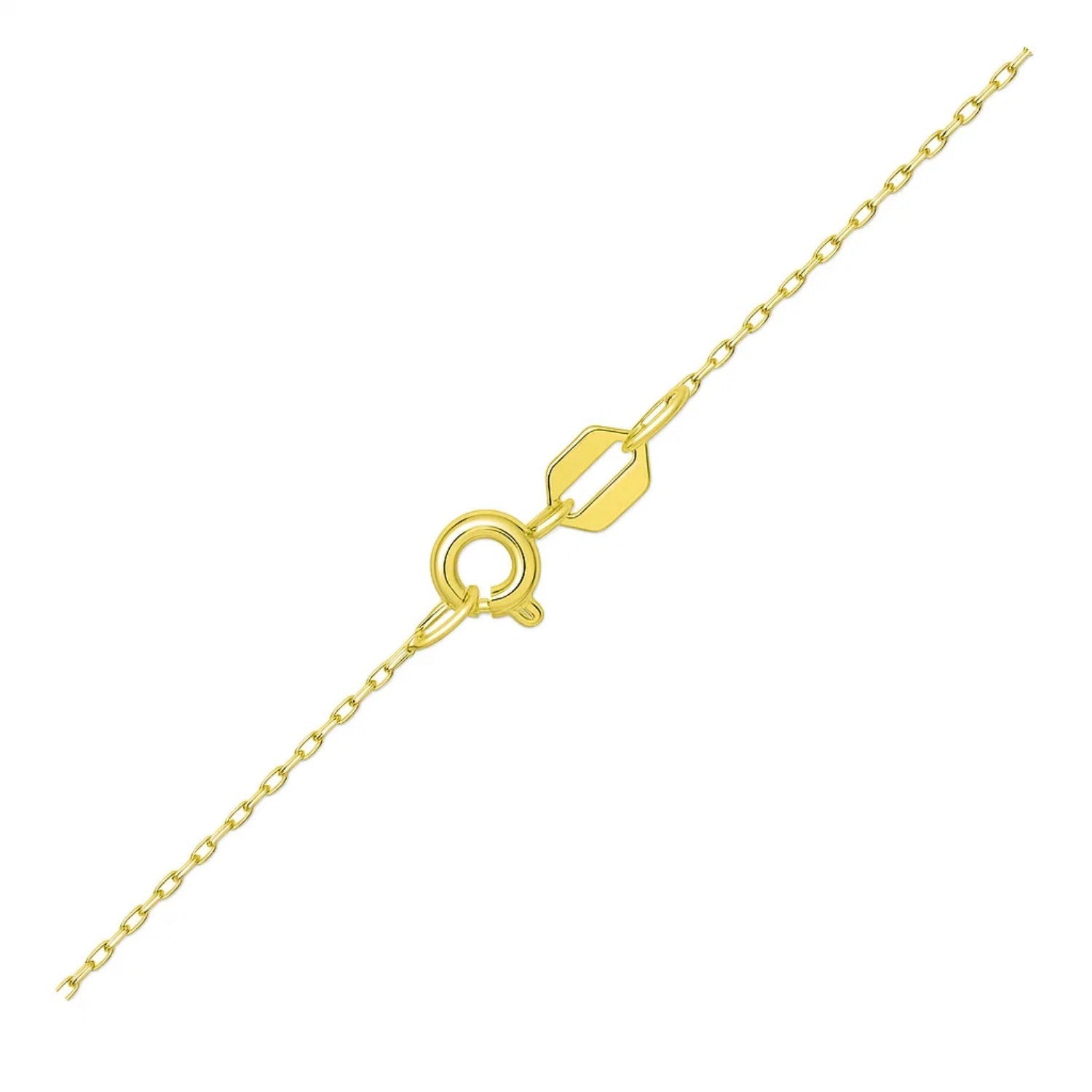 14K Yellow Gold Four Leaf Clover Necklace for Women | Yene Store