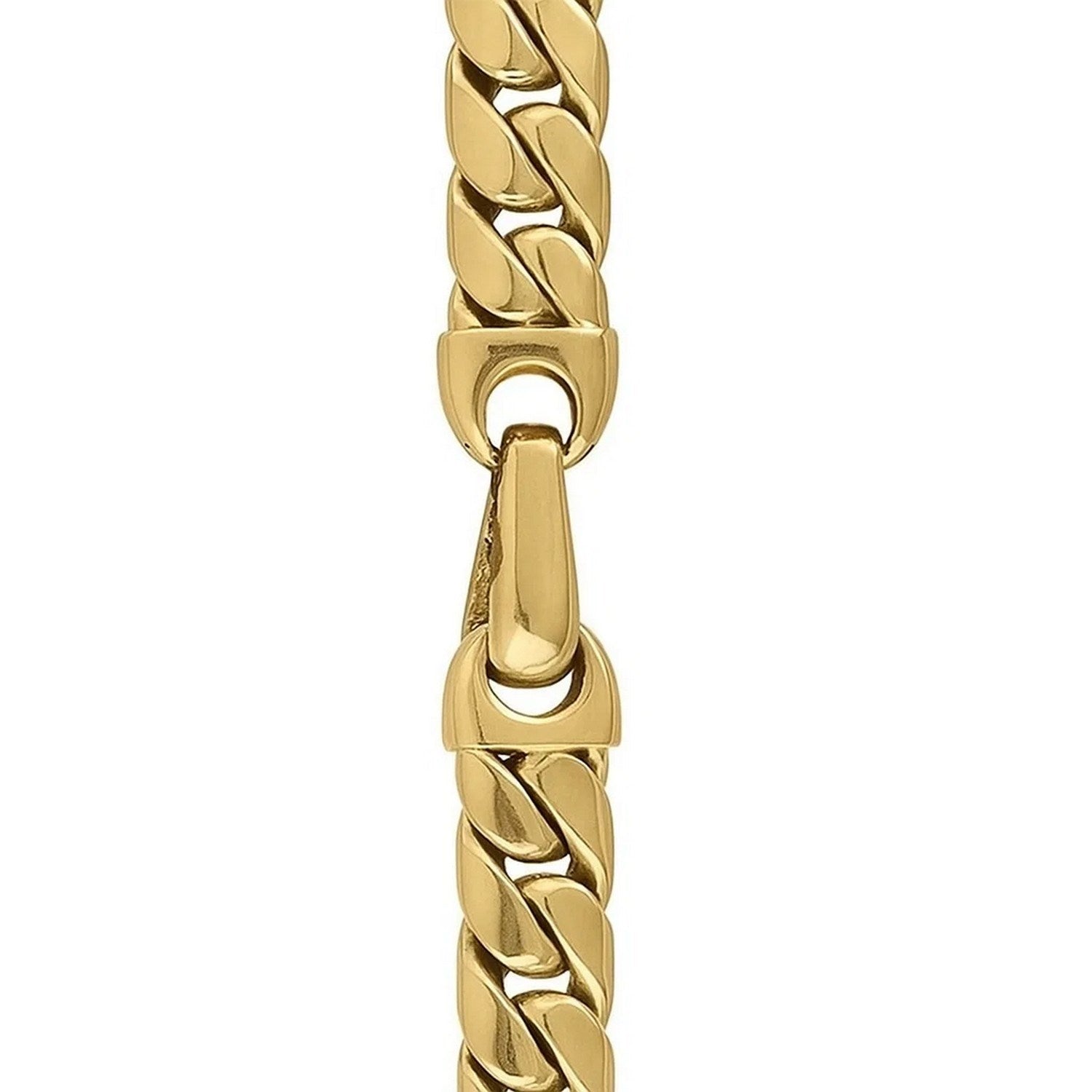 Le Serpent Curb Link Necklace in 14K Yellow Gold for Women | Yene Store