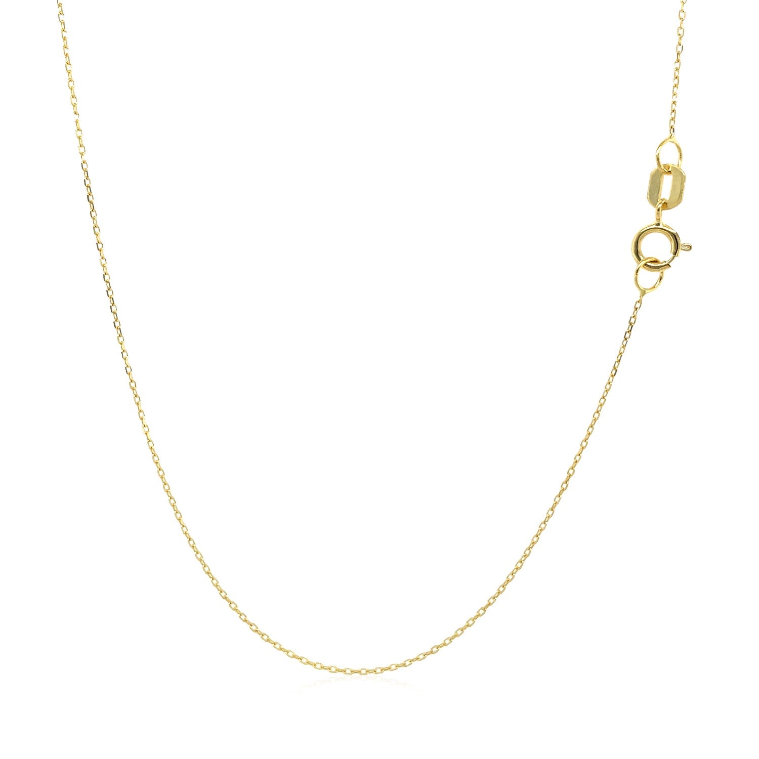 14k Yellow Gold Necklace with Moon for Women | Yene Store
 