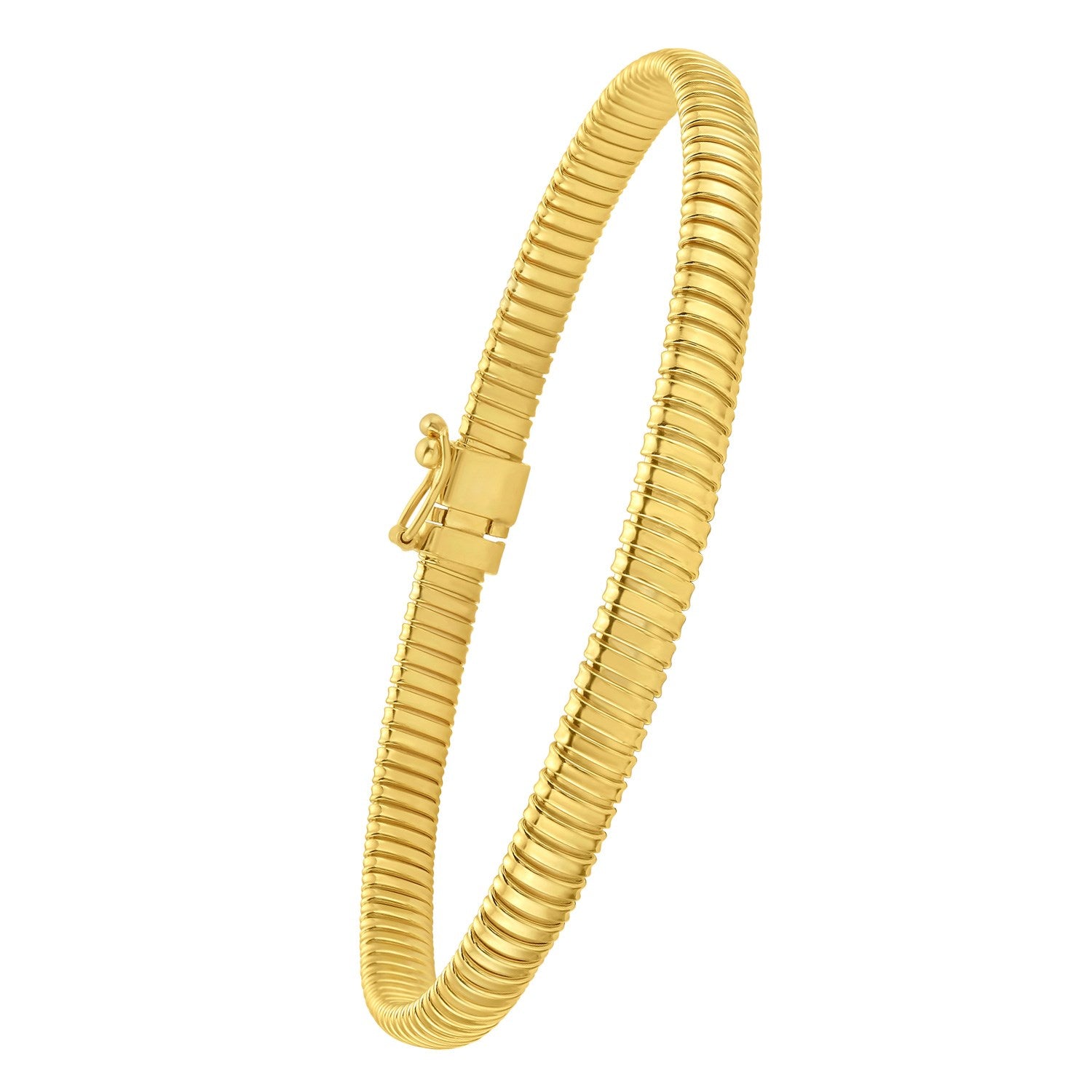 14K Yellow Gold Tubogas Bracelet (5.00 mm)