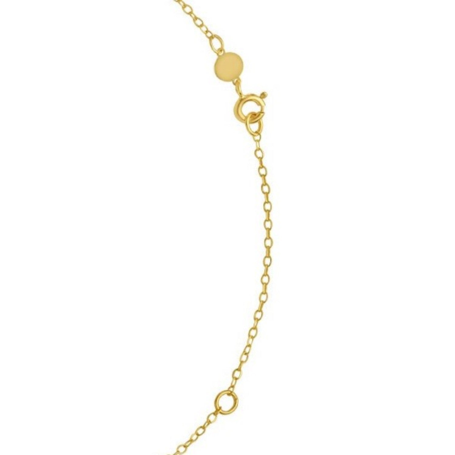 14K Yellow Gold Clover Necklace for Women | Yene Store 
