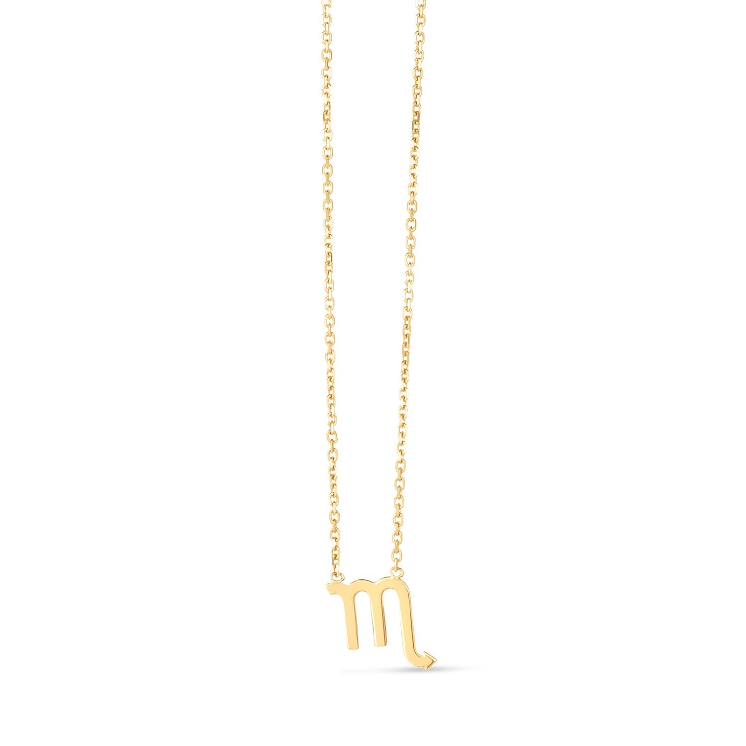 14K Yellow Gold Scorpio Necklace for Women | Yene Store 