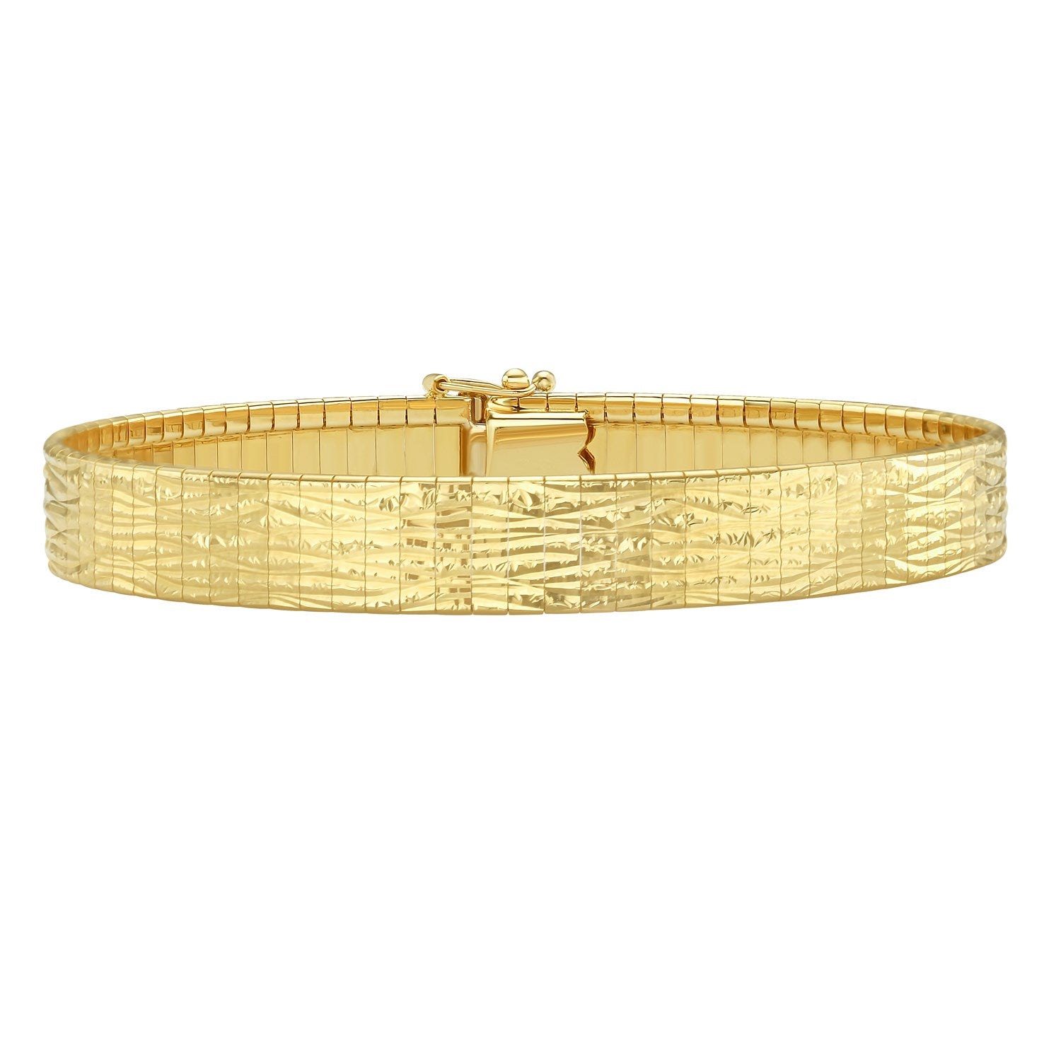 Glacier Bracelet in 14K Yellow Gold (8.00 mm) for Women | Yene Store 