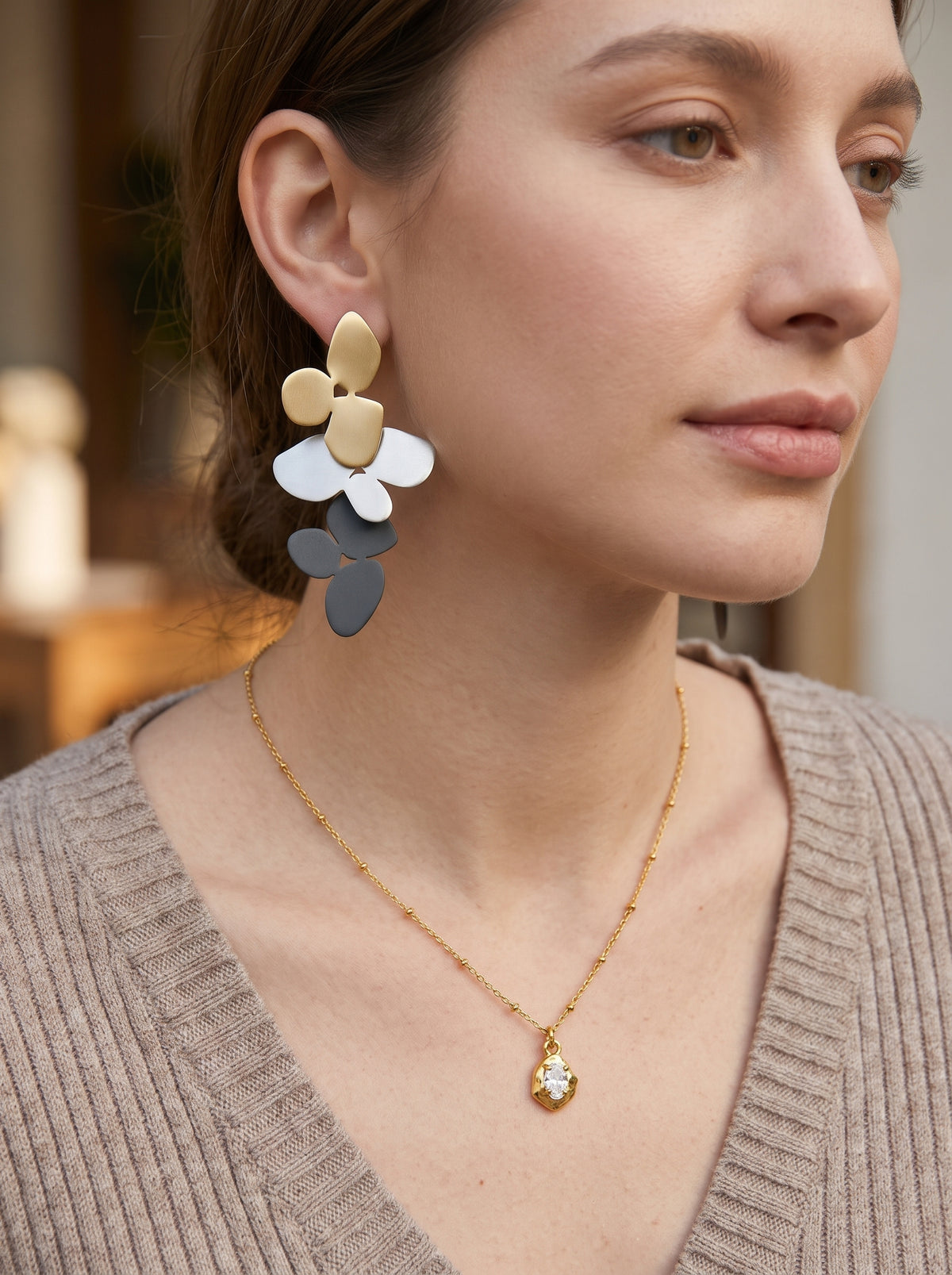 Rose Cascade Earrings