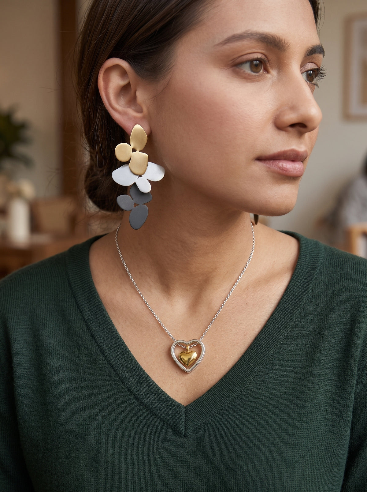 Rose Cascade Earrings