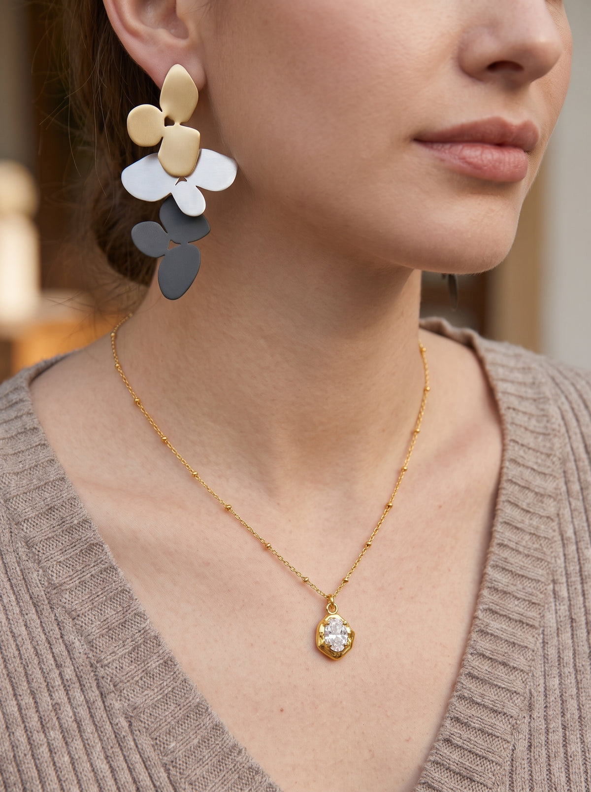 Rose Cascade Earrings