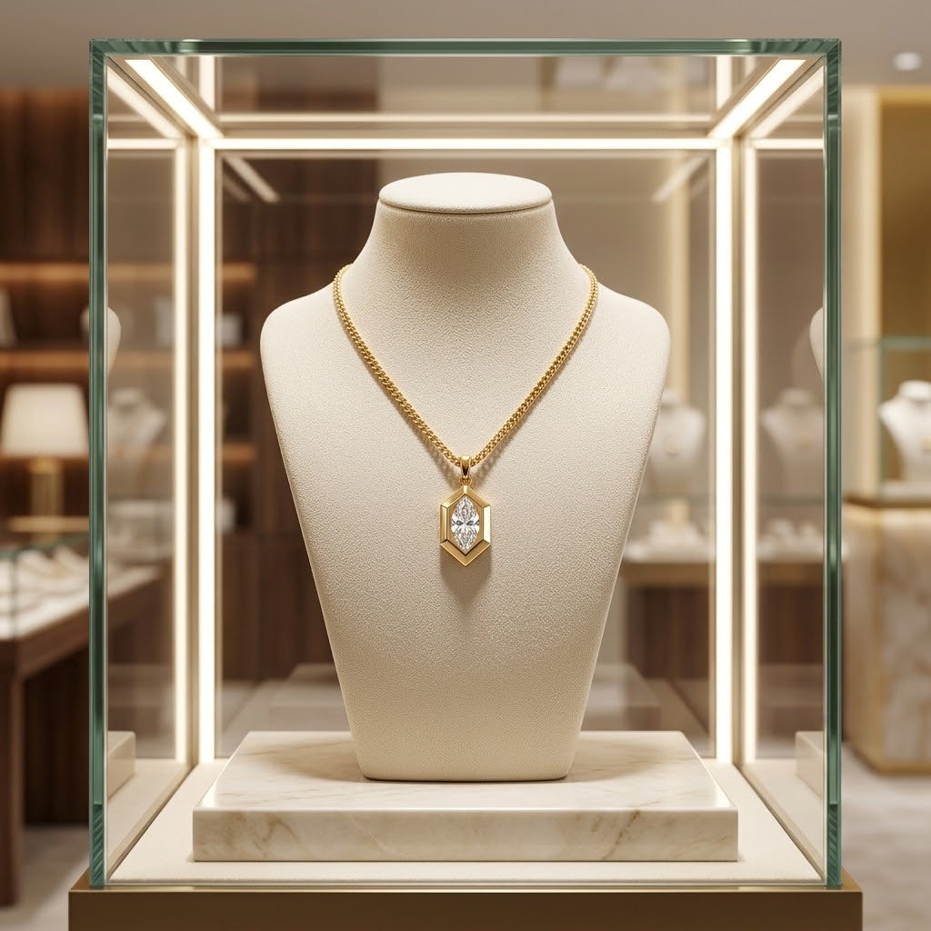 Edith Marquise Necklace
