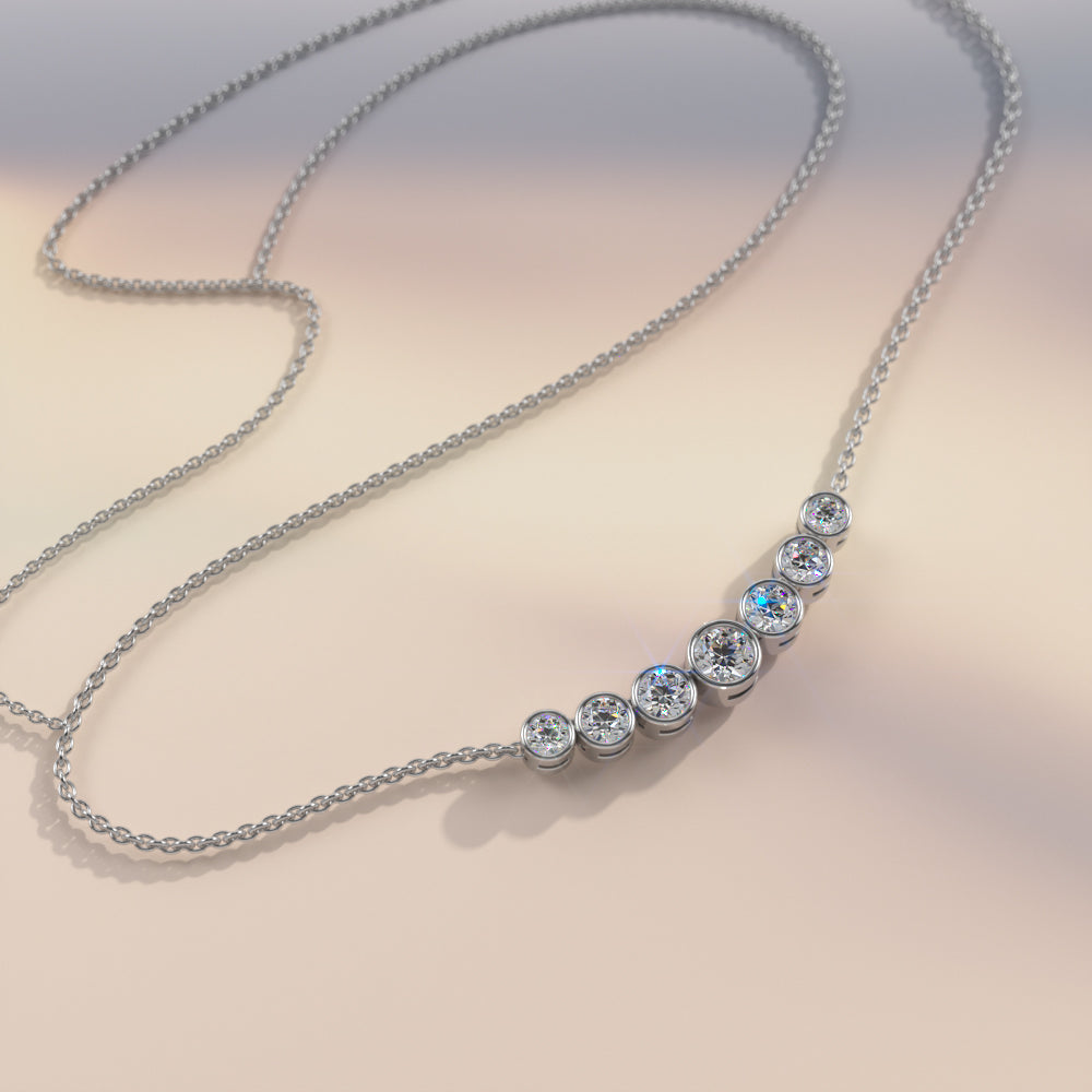 14K White Gold, 2.02carat Lab Grown Diamond, F-G Diamond Color, VS Clarity for Women | Yenestore 