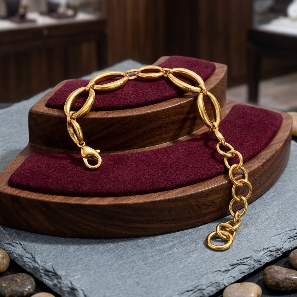 Harper Oval Link Bracelet