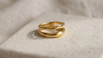Fern Double Wave Ring