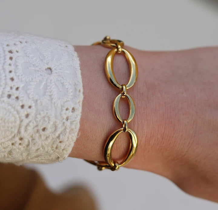 Harper Oval Link Bracelet