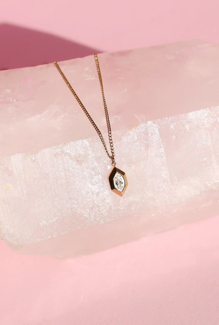 Edith Marquise Necklace