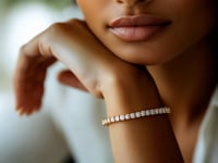 Lab Grown Round Diamond Tennis Bracelet in 14k Yellow Gold (7 cctw F/G  VS2/SI1)